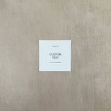 Medium Custom Label